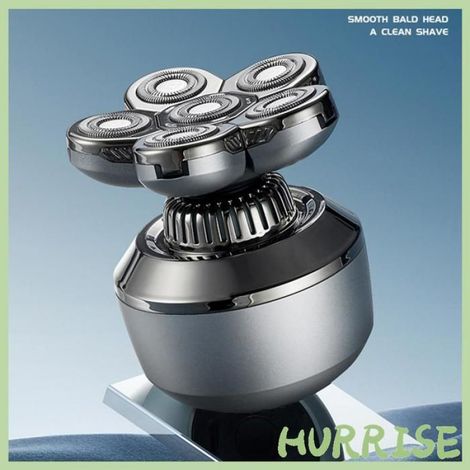 Garosa tondeuse électrique pour hommes chauves Tondeuse électrique 6D IPX8 étanche à l'eau, tondeuse électrique hygiene manuelle (1/5)