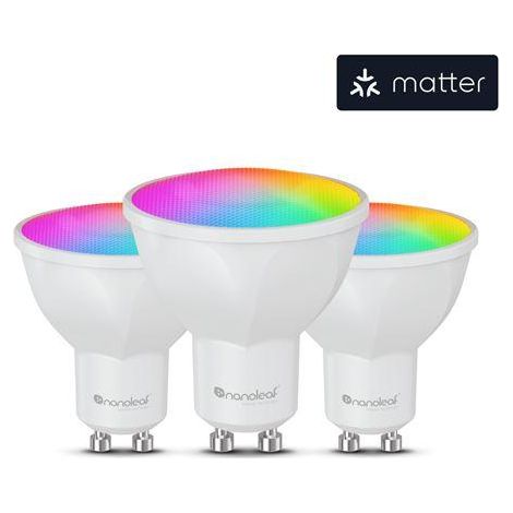 Nanoleaf Essentials Pack 3 Bombillas LED GU10 RGBW