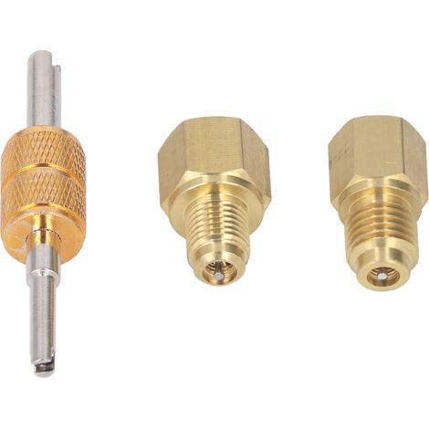 Adaptateur de réservoir de réfrigérant en cuivre 1/2 ACME vers 1/4 SAE 1/4 SAE vers 1/2 ACME Raccords adaptateurs de réservoir de réfrigérant