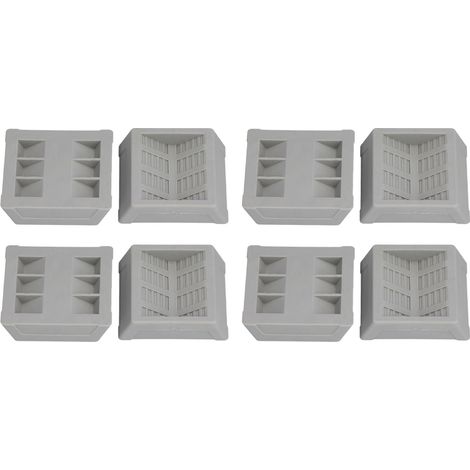 Paar rutschfeste Gummigleiter für Möbel, Bodenschoner für Bettrollen, Schreibtisch, Sessel, Sofa, Kleiderschrank (1/5)