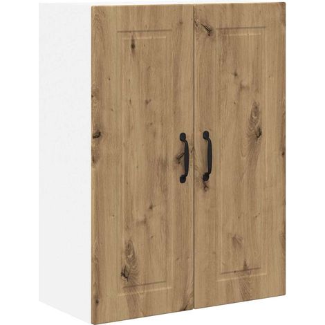 Meuble mural de cuisine,Armoire de cuisine Chêne artisanal 60 x 31 x 80 cm CFW37537 (1/5)