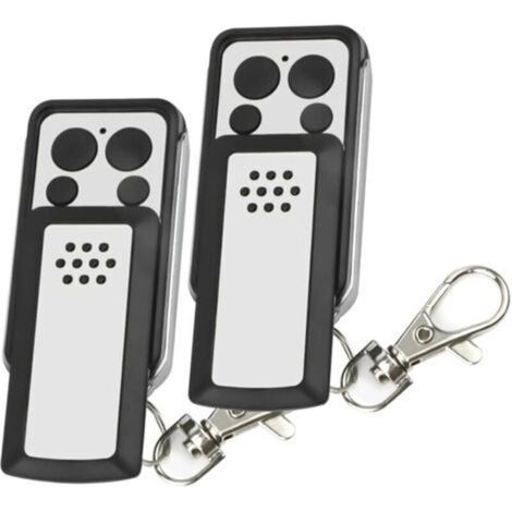 Télécommande - 2 Boutons à clapet- Compatible avec la plupart des motorisations avidsen, Grise, Autonomie de 2 ans - 114253 (1/4)