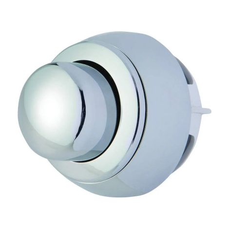 Verchromter Knopf für SIAMP Skill 51 PMR WC-Mechanismus