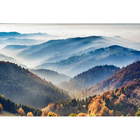 Papier peint panoramique - Montagnes - 130 cm x 87 cm (1/2)