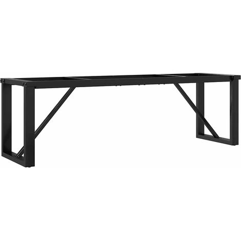 Maison Exclusive - Couchtisch-Gestell in O-Form 140x30x43 cm Stah