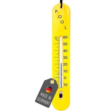 Thermomètre de piscine coulant avec cordon pour mesurer la température de l'eau en profondeur (1/5)