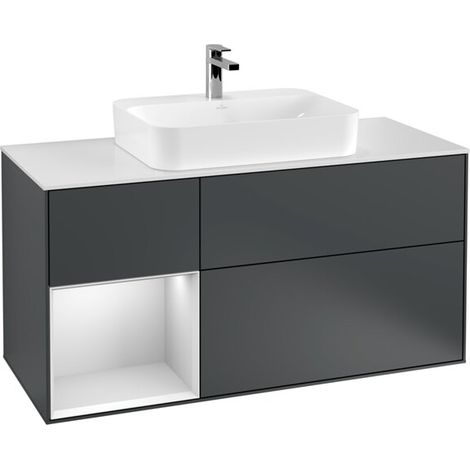 Villeroy & Boch F411MTHG Armoire sous-lavabo Finion F41 (1/2)