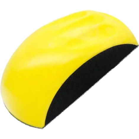 Trade-Shop Klett Schleifklotz / Schleifblock / Handschleifblock für 125mm Schleifscheiben Exzenterscheiben Schleifteller mit Klettverschluss (1/3)