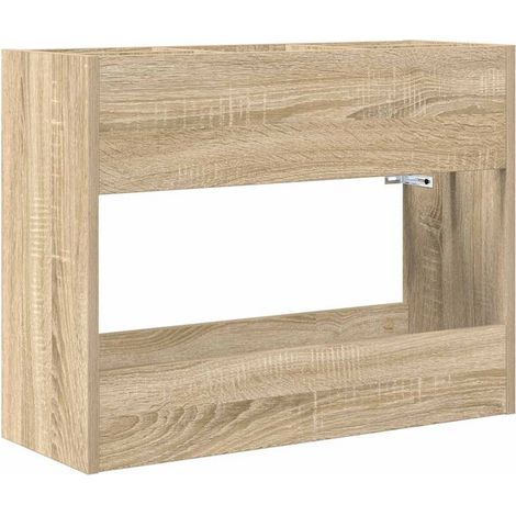Structure de parasol en chêne Sonoma, 65 x 24 x 50 cm, bois d'ingénierie (1/5)