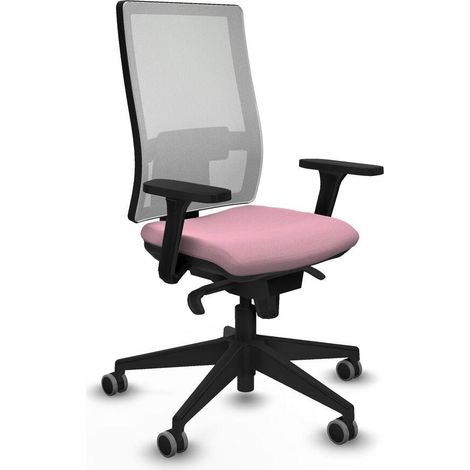 Piqueras y Crespo Horna Chaise de bureau rose réglable
