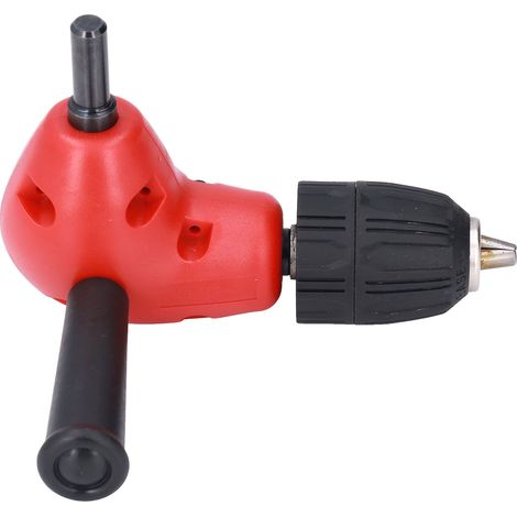 90°-Schnellspannbohrfutter, 9,3 mm Rundgriff, Spannbereich 0,8–10 mm, Verlängerungszubehör (1/5)