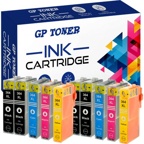 10x Tinten für HP GP-H364XL cmykk x2 GP (1/5)