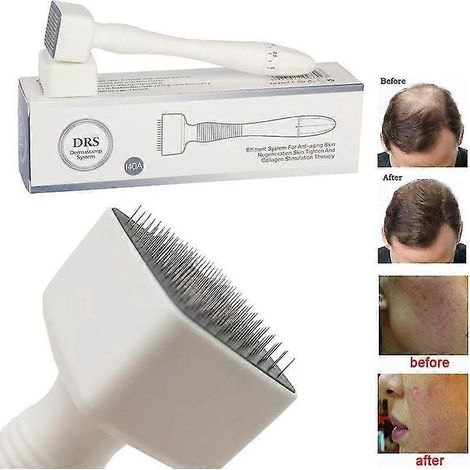 DRS 140 A Derma Stamp Aiguilles à longueur ajustable Micro-aiguilles Véritables aiguilles Soins de la peau Croissance de la barbe Repousse des cheveux du cuir chevelu Cicatrices d'acné (1/5)