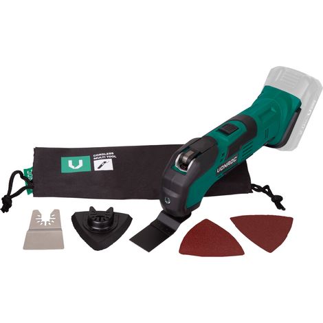 VONROC Utensile multifunzione oscillante a batteria VPOWER 20V. Batteria e caricabatterie non inclusi. Include accessori e sacca portautensili (1/5)