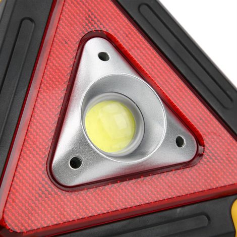 LED-Warndreieck für Autos, Stativ, Reflektor, faltbares Sicherheitsschild für Pannen und Parkplätze, Arbeitsleuchte (1/5)