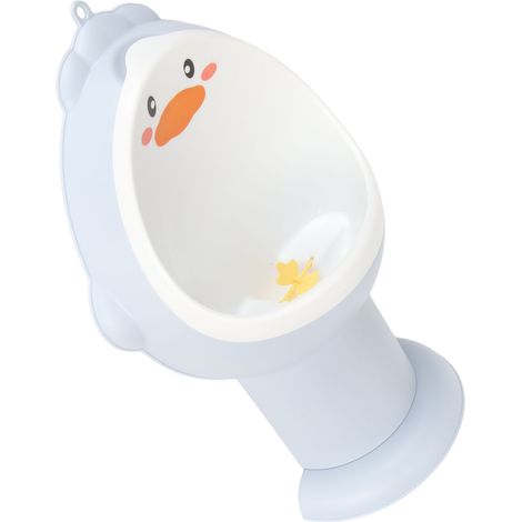 Pissoir d'apprentissage pour garçon, forme mignonne, pot mural réglable pour enfant, toilette debout pour petit garçon (1/5)
