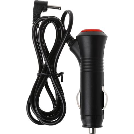Adattatore per caricabatterie da auto, cavo di alimentazione per accendisigari, cavo di connessione GPS, accessorio resistente, telecamera DVR di navigazione GPS da 12 V con connettore da 3,5 mm.