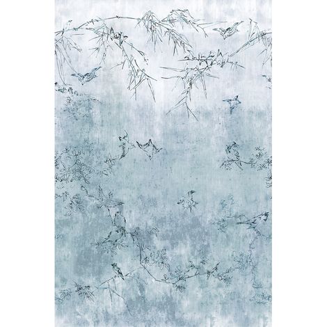 Art for the Home Fototapete Vogel Blau 186x280cm