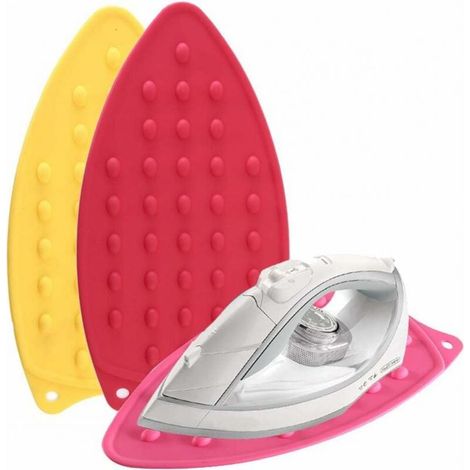3 Pack Silicone Iron Rest Mat, Perfect for Ironing Board, Heat Resistant Pad, Portable and Universal Rubber Holder for Hot Ironing Tools (1/5)