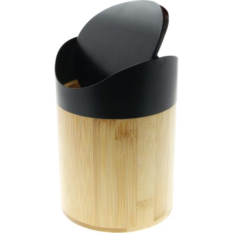 CESTINO DA BAGNO MINI TAVOLO IN BAMBÙ RIFIUTI RISTORANTE CESTINO RIFIUTI (1/5)