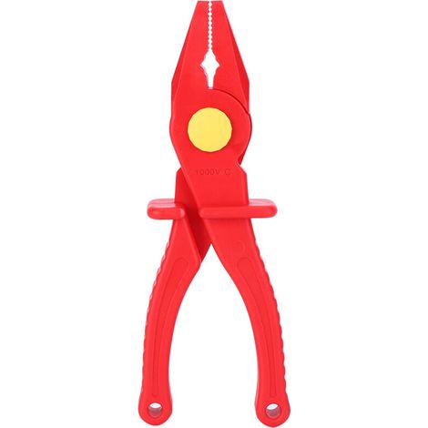 Pinze da taglio per plastica isolate Princer Professional - Impugnatura ergonomica, certificazione di sicurezza per alta tensione - per installazione di strumenti e interruzione di circuiti - 1 pinza