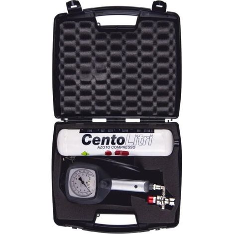 Kit de Verificación y Carga para Vasos de Expansión  Modelo PRESS-110  Incluye Cartucho de Nitrógeno y Regulador