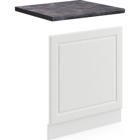 Pannello frontale R-Line, Bianco casa di campagna, 60 cm , PL Antracite, Vicco