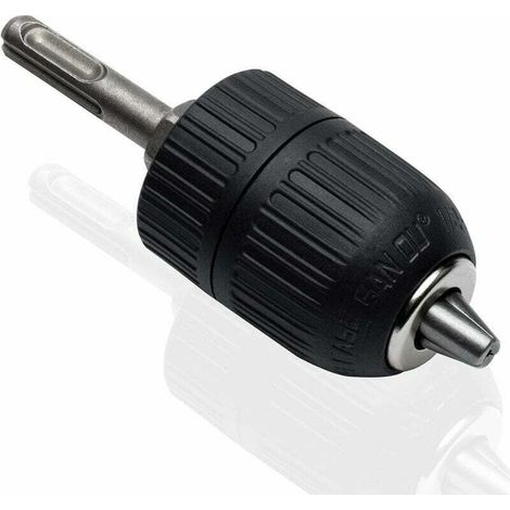Adattatore SDS da 13 mm con mandrino autoserrante a sgancio rapido per punte da trapano a percussione - Crezuo