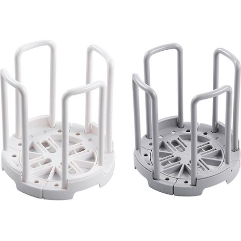 Égouttoir rétractable et amovible pour bols et assiettes, étagère de rangement de cuisine, égouttoir à vaisselle empilable, organisateur de bols (1/5)
