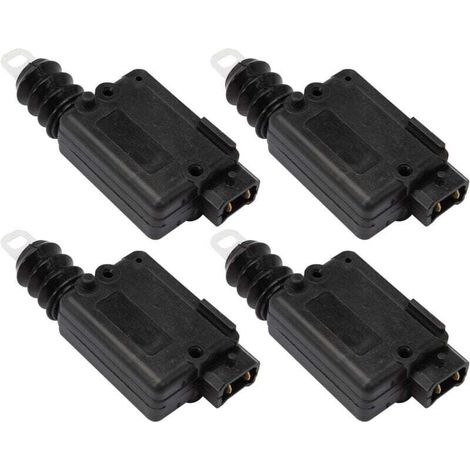 4 × Moteur Centralisation de Porte ou Coffre pour Clio 2 Duster Logan Sandero, Actionneur de Verrouillage Central pour Megane Scénic Trafic Twingo Espace Kangoo Master 2 7701039565