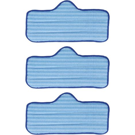 3 Pieces Microfiber Mop Pads, Microfiber Mop Replacement Heads Refill Replacement Pad Mop Cleaning Cloth Accessory Fit for Mops (1/5)