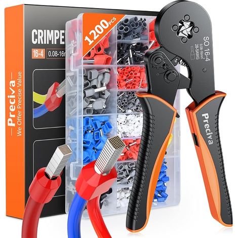 0.08-16mm² Crimping Pliers Electrical Terminals (1/5)