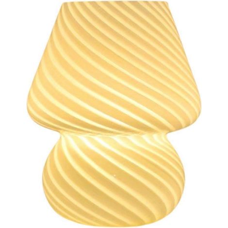 Pilzförmige LED-Glas-Schreibtischlampe, Schlafzimmer-Tischlampe, Kinderzimmer-Nachttischlampe, dekorative Schreibtischlampe, dekorative Tischlampe C (1/5)