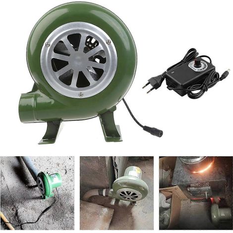 Ventilateur de barbecue portable, souffleur d'air, AC100-240V, vitesse réglable, 2900R, 30W, UE (1/4)