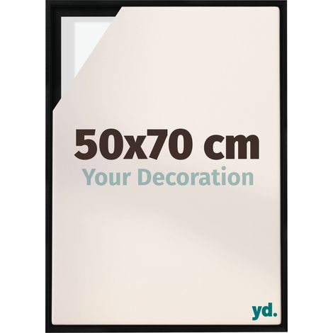 Your Decoration - Cadre flottant  - Noir Mat - Cadre en caisse américaine pour toile sur chassis - MDF - Lyon (1/5)