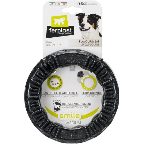 Jouet Chien, Distributeur Croquettes ou Friandises, en Caoutchouc Naturel Durable à Mâcher, Arôme de Poulet, Rebondissant, Lancer et rapporter, Jouets pour Petit Chien, Orange (1/5)