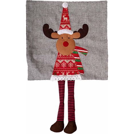 Weihnachtskissen mit Applikation Elch-M806796-Elch