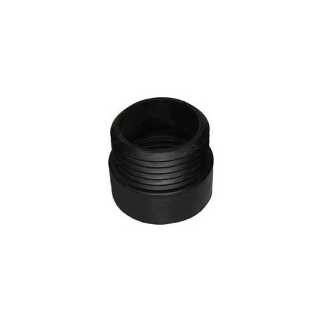 PROLUNGA WC DIRITTA IN GOMMA NERA D. Est. 100 mm - Int. 95 mm G.M.P (1/2)