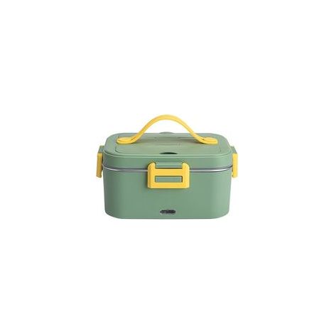 Boîte à lunch électrique, chauffe-plats, sac à lunch isotherme portable, idéal pour la voiture et pour travailler en extérieur (vert). (1/5)