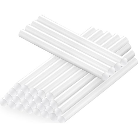 Flintroni 30 Stück 7 mm x 150 mm Klebesticks, Silikonpistole, schnell und sicher, für Reparaturen, Bastelarbeiten, Heimwerken, Haushalt, Büro