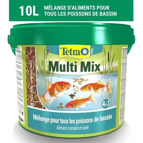Tetra Multi Mix Alimento Completo para Peces de Estanque 10 Litros