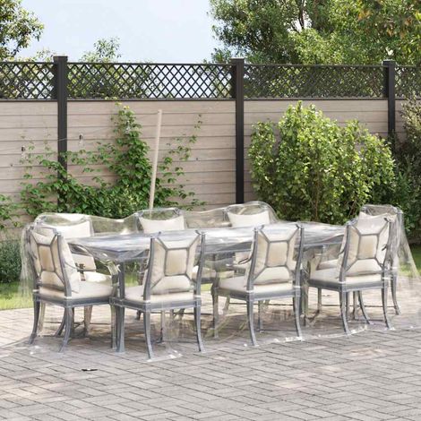 vidaXL Telone Trasparente con Occhielli 2x6 m in PVC