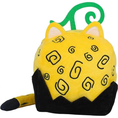 Blox Fruits Plüschtier, Blox Fruits Plüschkissen 15 cm, Dekoration fürs Kinderzimmer, ideales Geschenk zum Geburtstag oder zu Weihnachten (Leopard) (1/5)