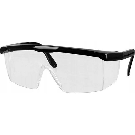 Lunettes de protection avec branches et protection latérale EN -166, réglables (1/3)