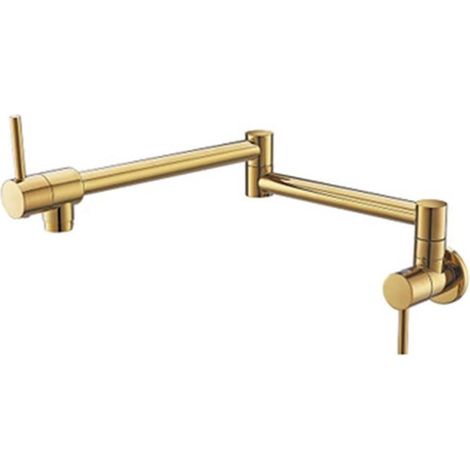 Robinet de remplissage de pot Robinet de cuisine mural pliable en laiton Pot de remplissage robinet pivotant pliant rétractable rotatif extensible bassin robinet évier robinet Robinet pliant ( Color : (1/5)