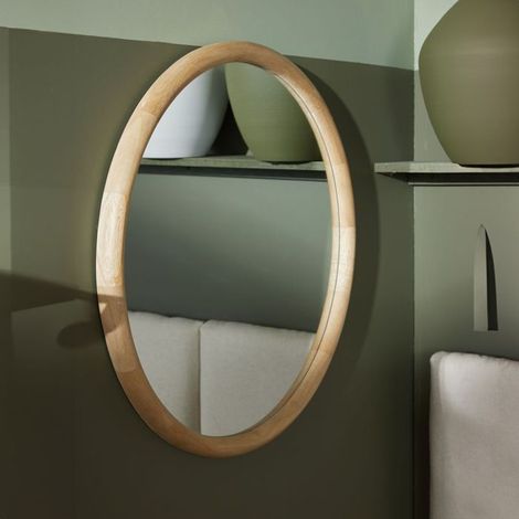 Miroir mural rond MATCHA - FACTORY - Beige 60x60 cm