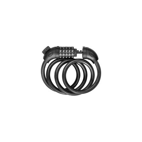 Antivol à combinaison pour vélo de route, anneau en cuir épais à cinq chiffres, anneau universel pratique pour VTT et vélos électriques (1/2)