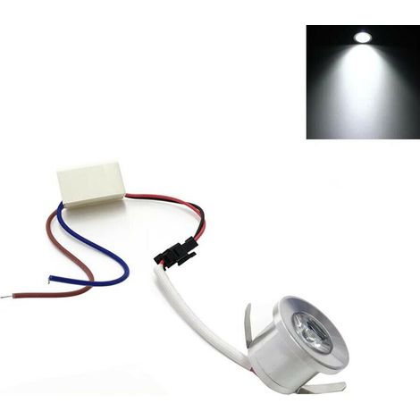 Faretto Led 1w A Incasso Silver Punto Luce Bianca