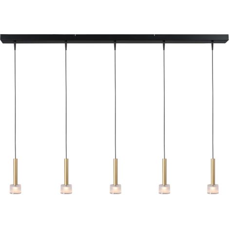 Lampe suspendue à 5 lumières Fabro LED - Or mat - 2991-05-02-130-5 (1/3)