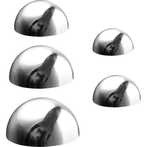 Dekokugeln und reflektierendem Design 5 Stück aus Edelstahl